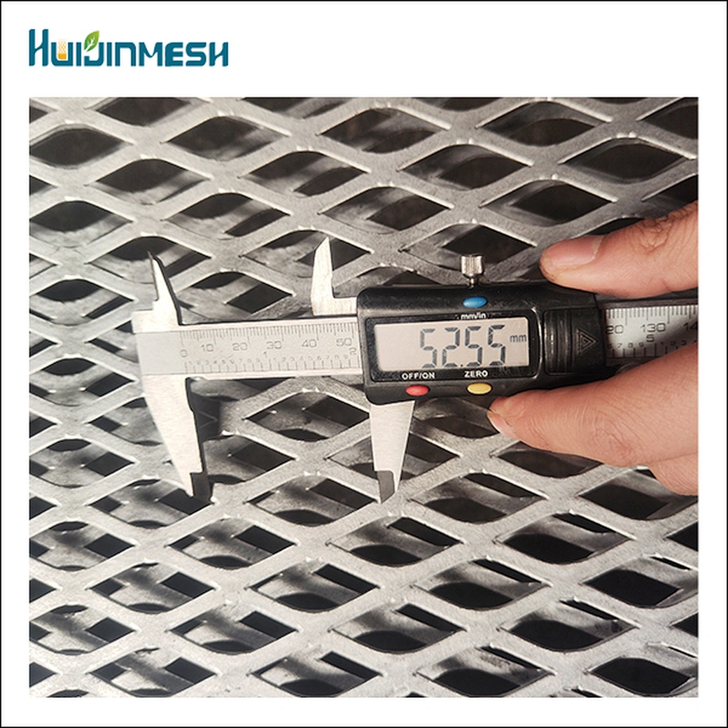 Aluminum 3/4 125 flat diamond expanded metal mesh