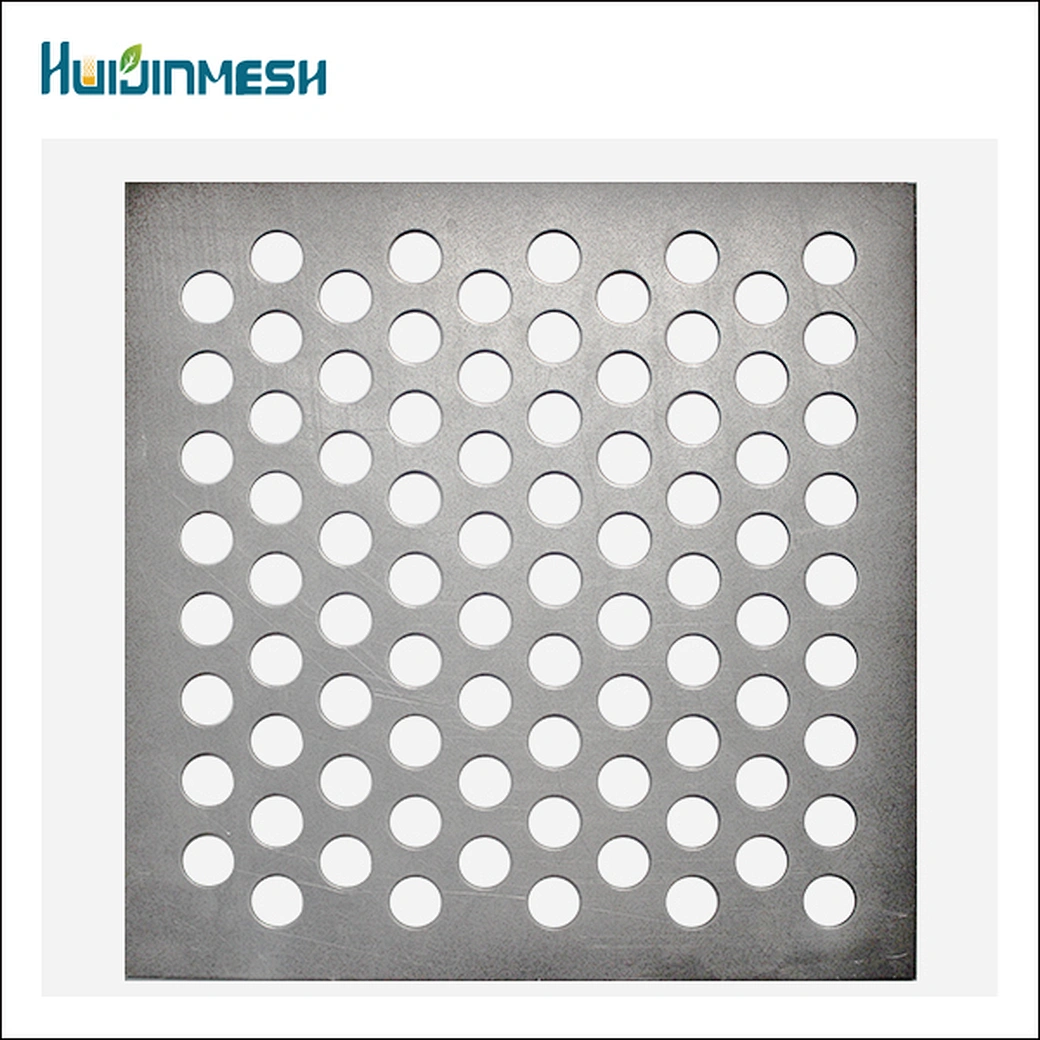 Round hole perforated metal sheet square slotted decorative and architectrual