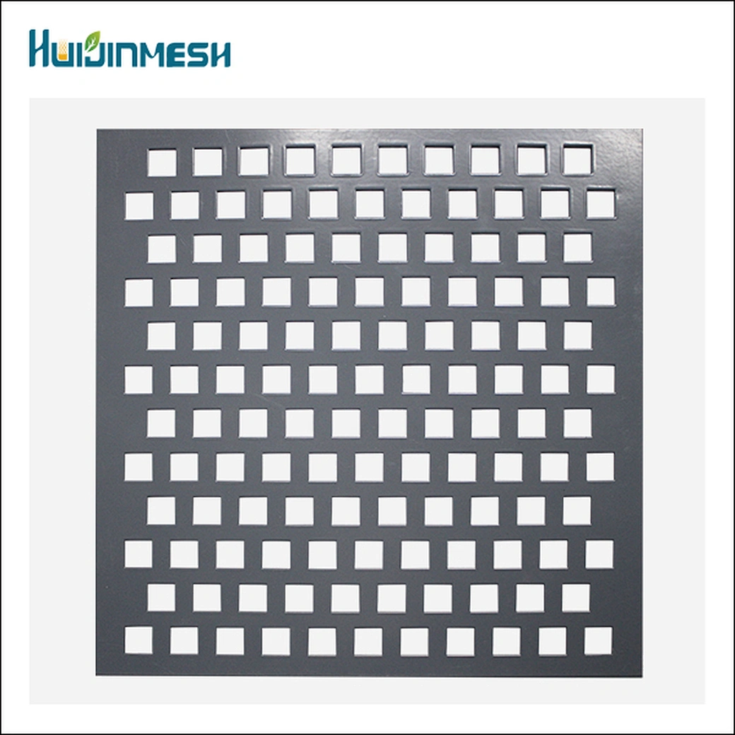 Square hole verstaile and light weight perforated metal sheet screens vents diffusers