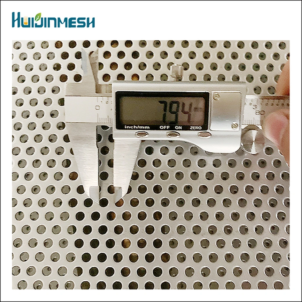 SS 201 304 or 316 slotted perforated metal sheet round square slotted hexagonal hole