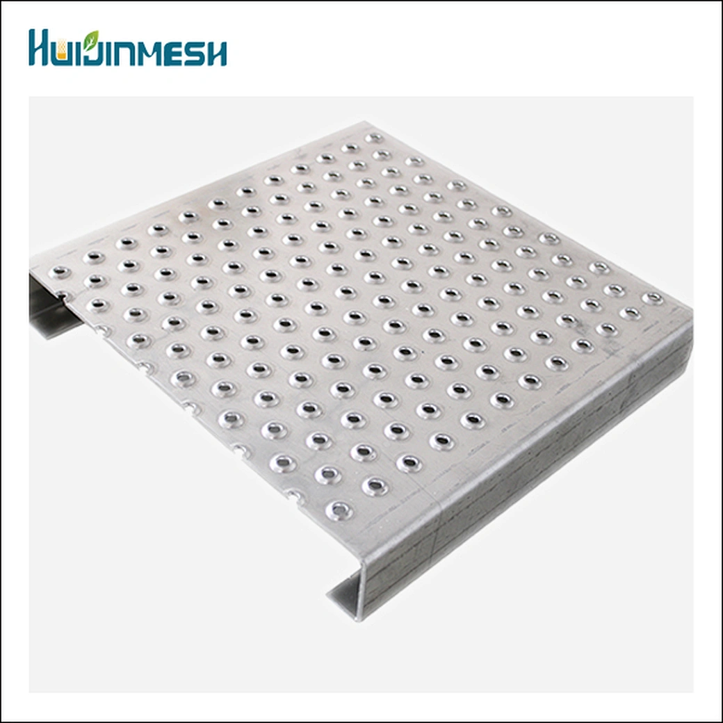 Traction tread dimple channel metal safety grating planks walkway stair flooring
