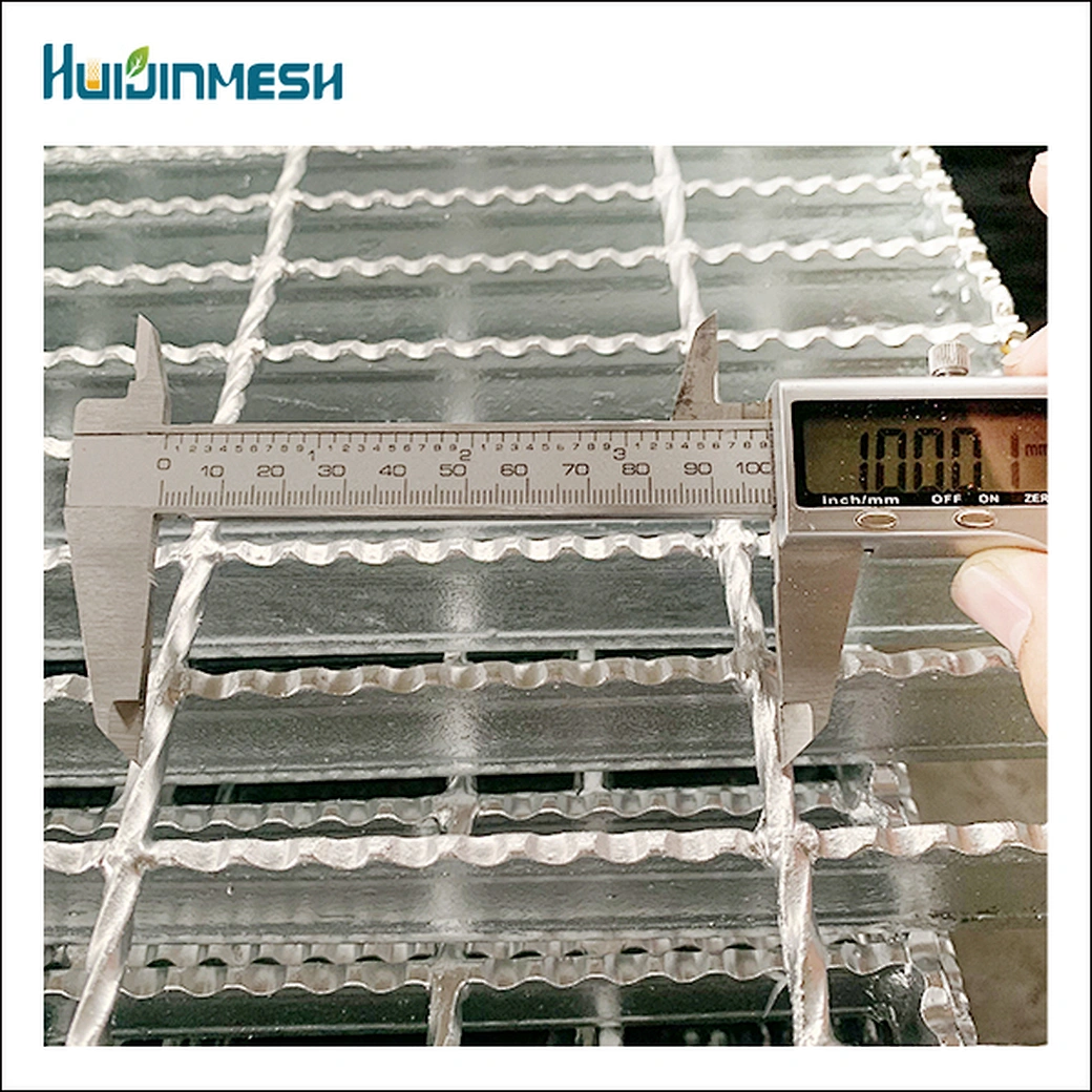 Serrated galvanized steel bar grating teeth steel grating
