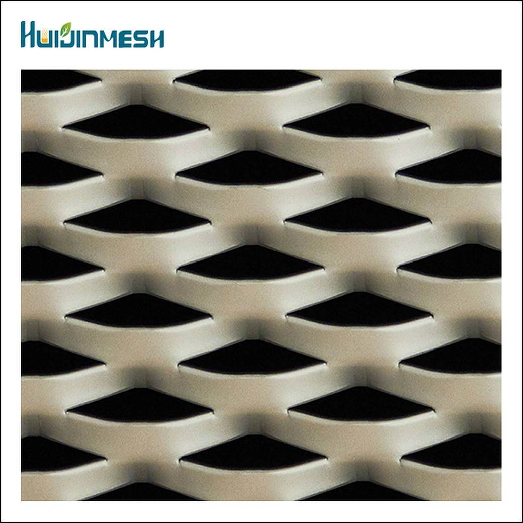 Architetural decorative expanded metal aluminium fence building wall facade