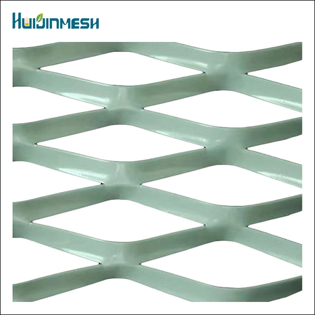 Building facade cladding expanded metal round hexagonal square holes