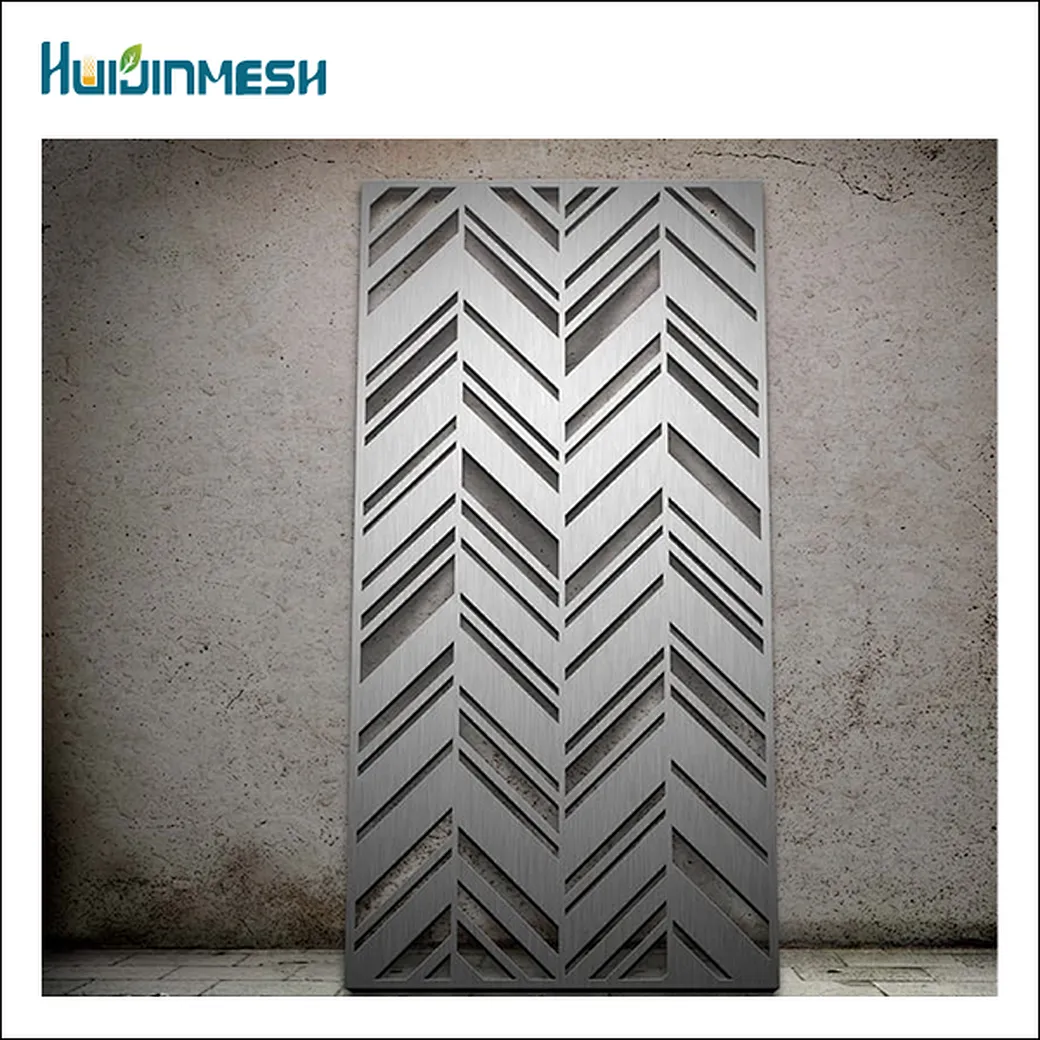 Architectural laser cut metal steel fence wall panel for indoors and outdoors