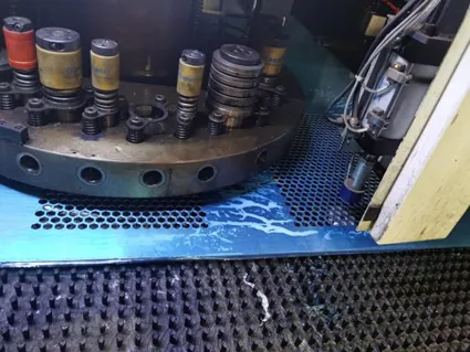 perforated metal ceiling panel