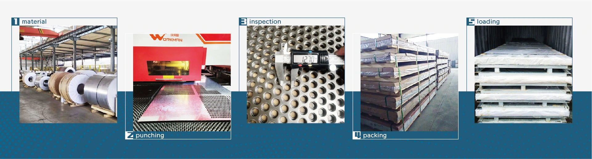 perforated square metal tubing supplier