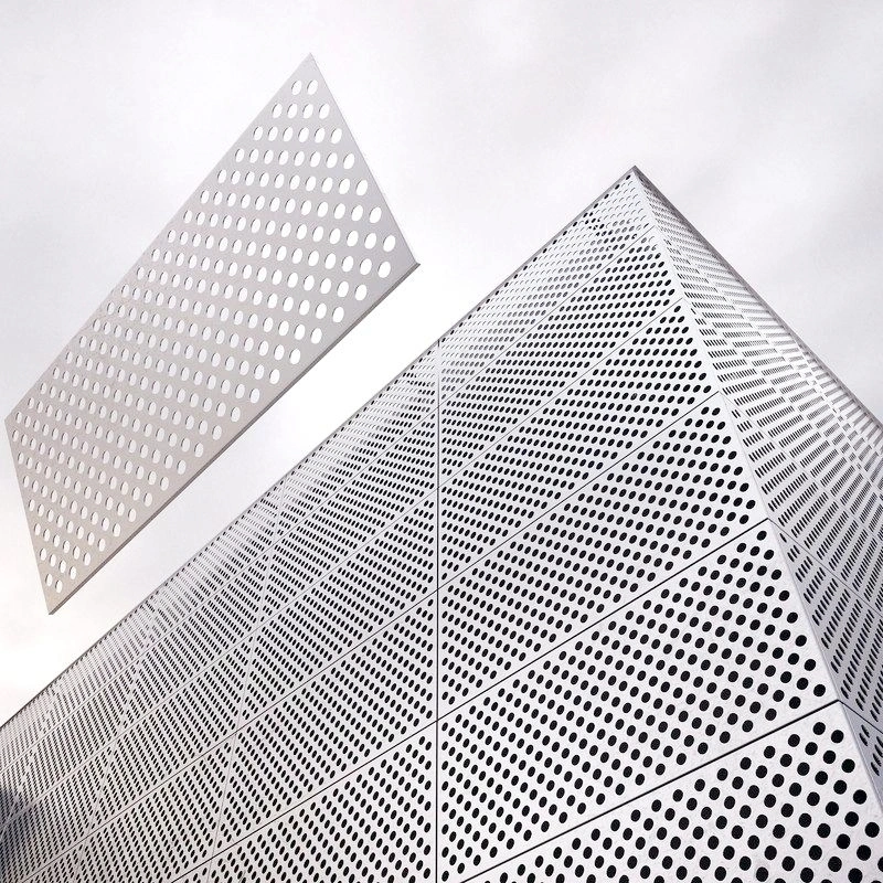 Architectural perforated metal
