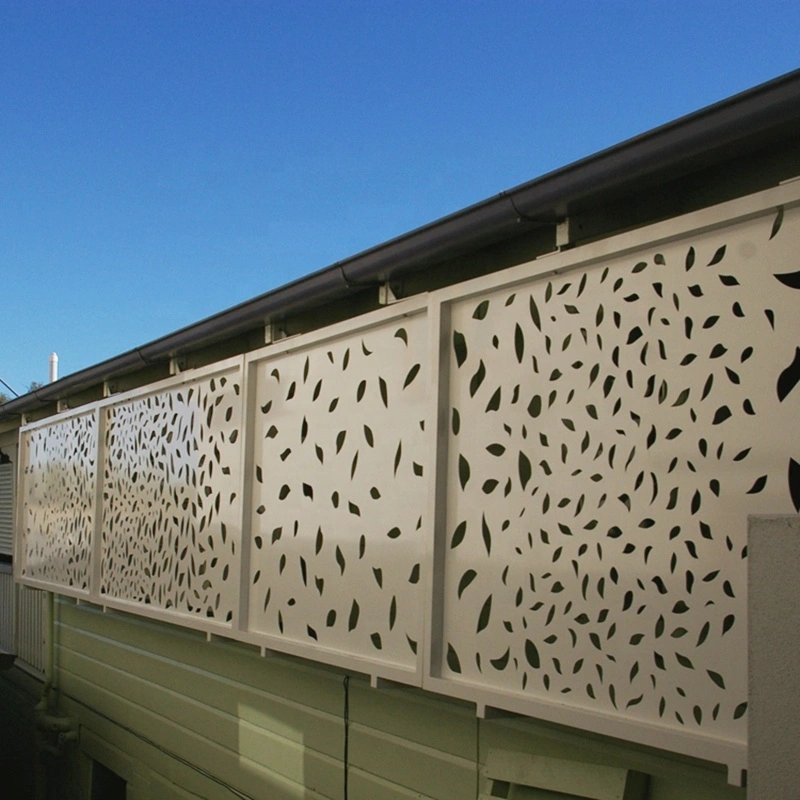 Laser cut privacy screen