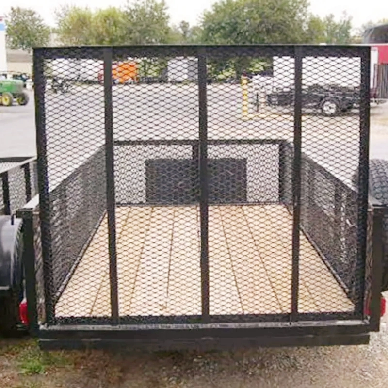 Expanded metal for trailer floor